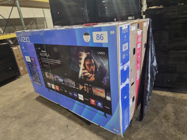 86" 4K VIZIO SMART APPS LED TV W BOX LEGS REMOTE W FACTORY WARRANTY!