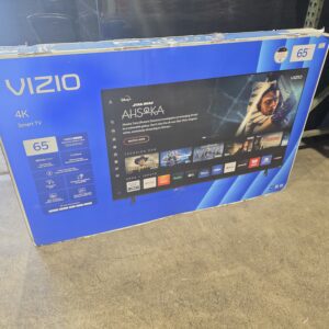 65" 4K VIZIO SMART APPS LED TV W BOX LEGS REMOTE W FACTORY WARRANTY!