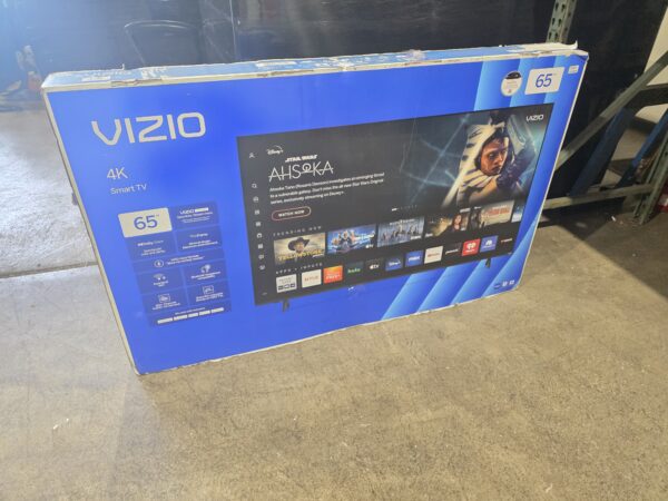 65" 4K VIZIO SMART APPS LED TV W BOX LEGS REMOTE W FACTORY WARRANTY!