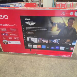 75" 4K QLED VIZIO SMART APPS LED TV W BOX LEGS REMOTE W FACTORY WARRANTY!