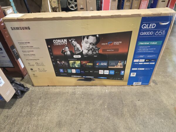 65" SAMSUNG 4K 120HZ QLED SUHD SMART APPS LED TV W BOX LEGS REMOTE W FACTORY WARRANTY!